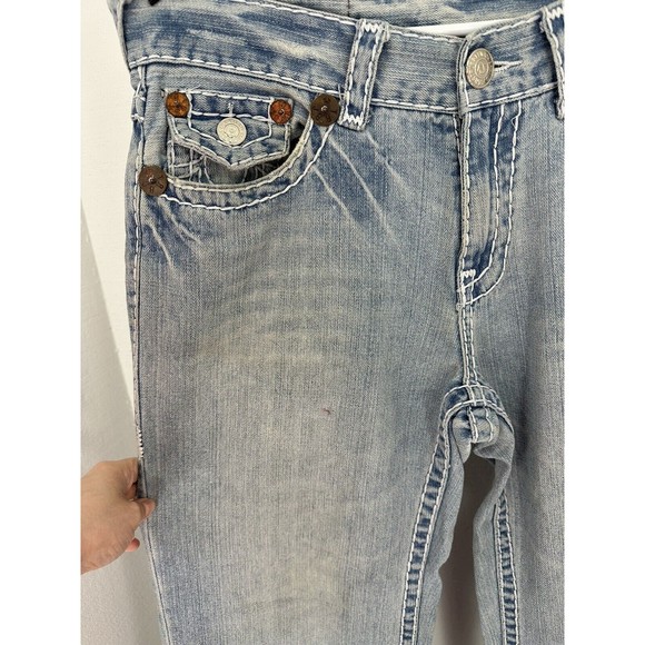 True Religion embellished jean pants, Row 30 seat 33.Check measurements in photo - Picture 5 of 13